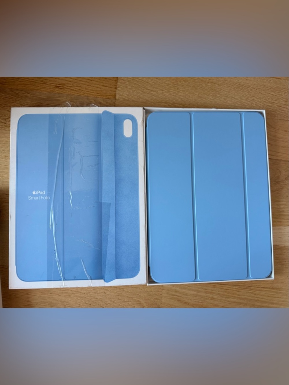 Apple Light Blue iPad Smart Folio Cover A16 or 10th Gen - Open Box New